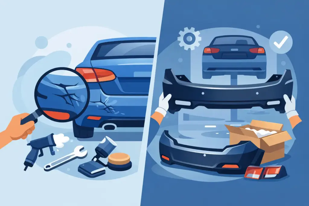 Bumper Repair or Replacement Cost Explained