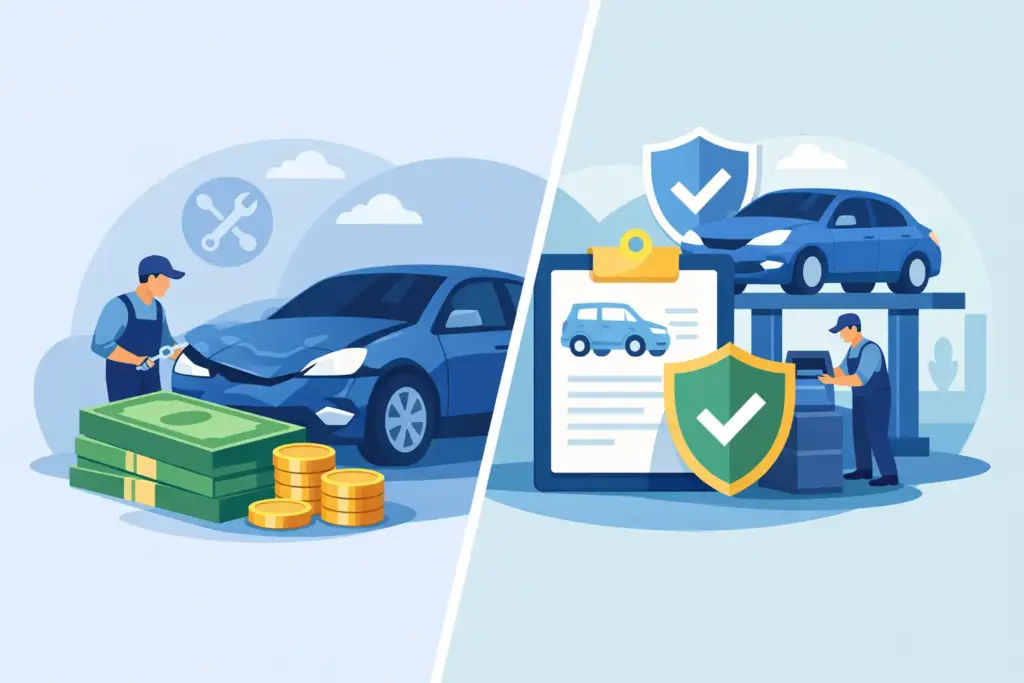 Cash Versus Insurance for Collision Repairs