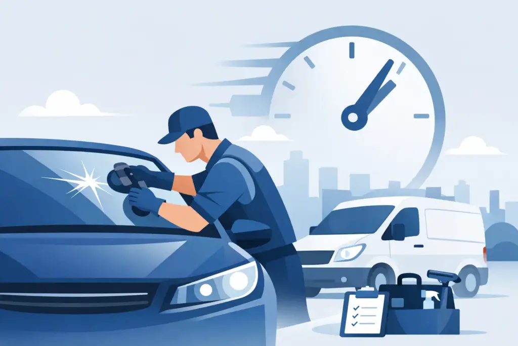 Same Day Windshield Service When Time Matters
