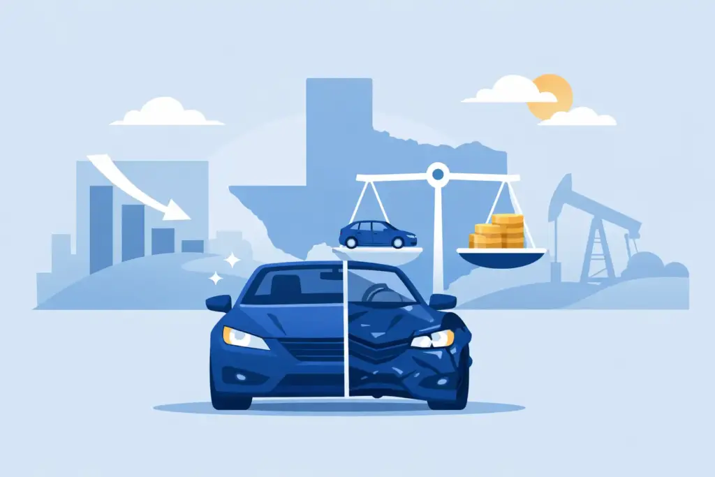 What a Diminished Value Claim Means in Texas