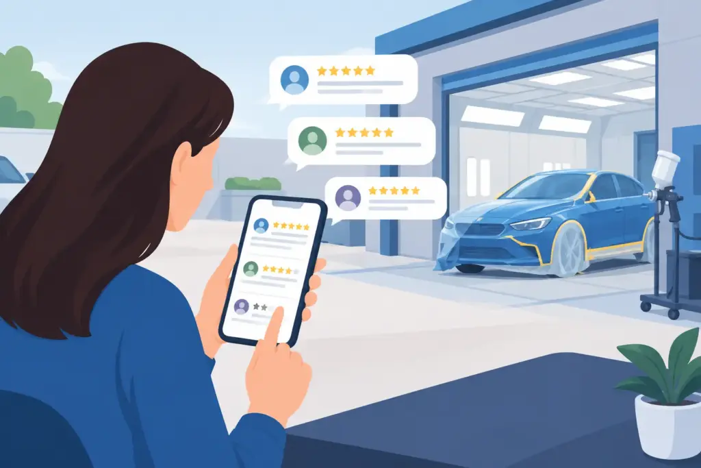 How to Read Auto Paint Shop Reviews