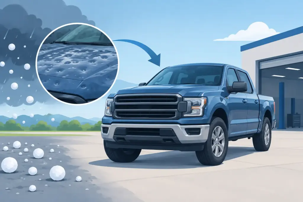 Truck Hail Restoration: What Owners Should Expect