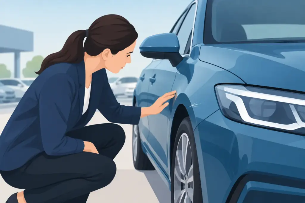 How to Spot Poor Paintwork Before You Drive Away
