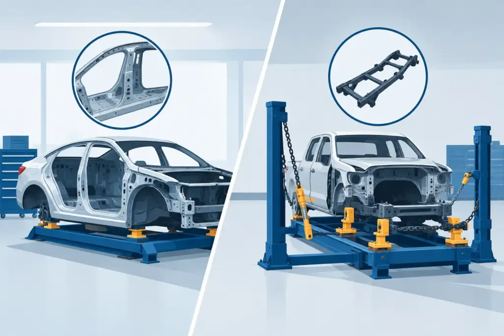 Unibody Repair Versus Frame Straightening